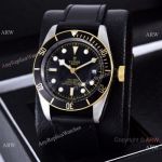 Clone Tudor Heritage Black Bay Watches Two Tone Leather Strap